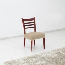Forbyt Napínací poťah na sedák stoličky Denia smotanová, 45 x 45 cm, sada 2 ks