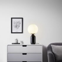 Stolná Lampa Tiano Čierna - Osvetlenie, lampy a svetlá > Osvetlenie do interiéru > Nočné lampy